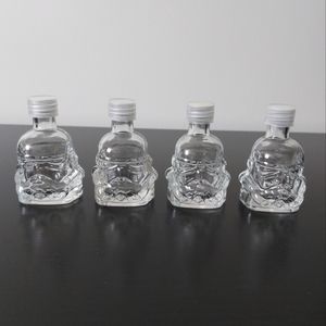 Darth Vader Glass Bottles Set/4